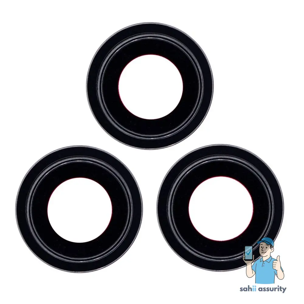 Camera Lens Glass with Frame for Apple iPhone 12 Pro Max Grey thumbnail